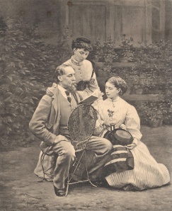 Charles Dickens with his family
